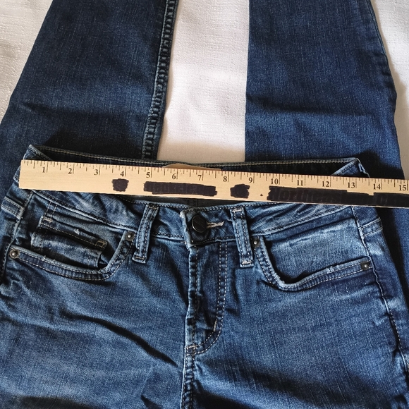 Silver Jeans The Curvy Mid Skinny size 6/L 27 - Picture 12 of 15